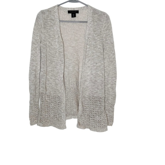 TAHARI open front cardigan. Long sleeves. Size S - Picture 2 of 6